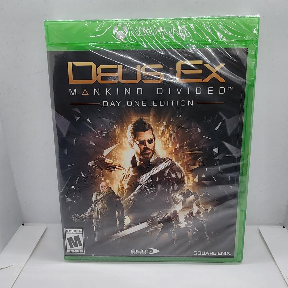 Deus Ex: Mankind Divided -- Day One Edition (Microsoft Xbox One, 2016) New